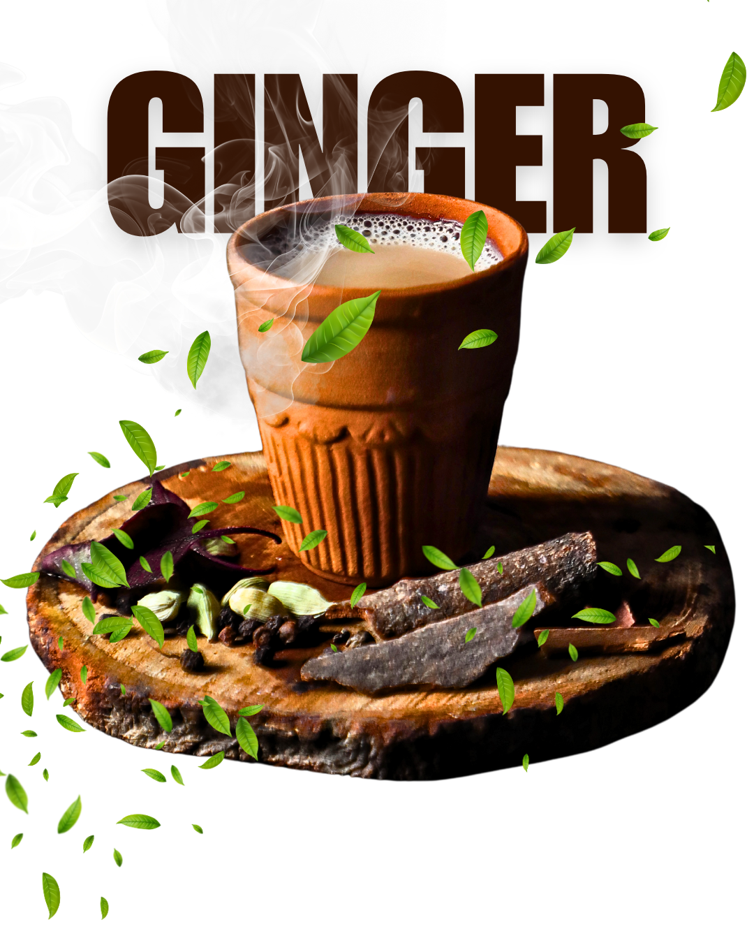 Ginger Chai (Ginger Tea) by Chaska chai